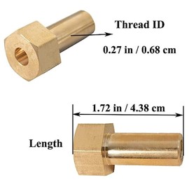 Zeiboat 53108900 Spring Barrel Nut Assembly, Compatible with P Pool/Spa Cartridge and FNS Plus Swimming Pool and D.E.Filter, 1.72'' Length