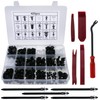 425 Pcs 18 Sizes Car Body Trim Clips with Fastener