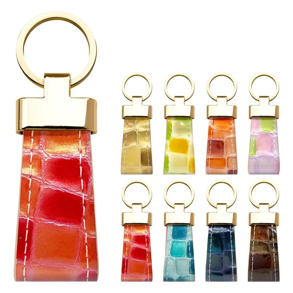 Trend S.S Genuine Leather Smart Key Ring, Women's Key, Double