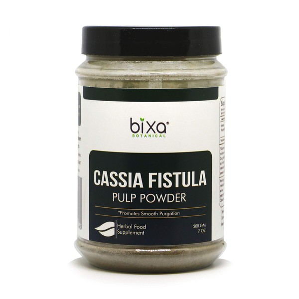 bixa BOTANICAL Cassia Fistula Powder (Amaltas) 7 Oz / 200g | Promotes Smooth Purgation | Healthy Digestion & Detoxification | Healthy Skin