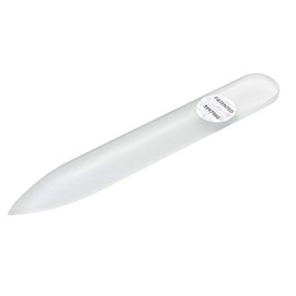Glass Nail File Length 8 cm Double Sided Sanding Surface, , , transparent,
