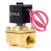 U.S. Solid 3/4 Inch Solenoid Valve - Brass AC 230