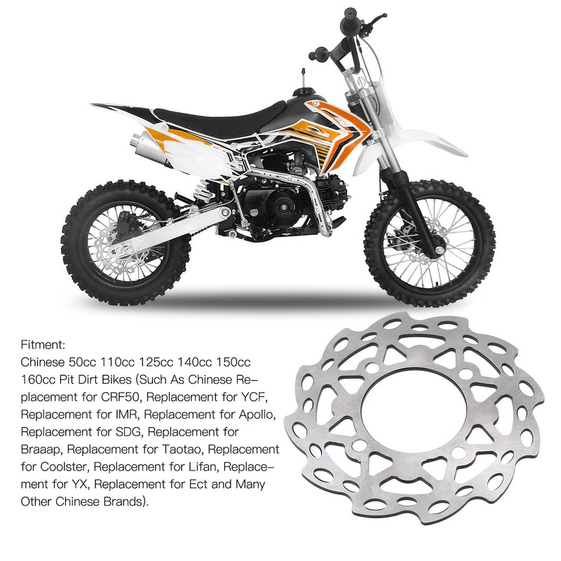 185mm Rear Brake Disc Rotor Steel Alloy High Strength for