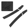 4Pcs Console Armrest Side Cover Carbon Fiber Trim Sticker Fit