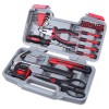 CARTMAN 39piece Tool Set General Household Kit with Plastic Toolbox