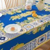 Honellaty Summer Lemon Tablecloths for Rectangle Tables, Spill-Proof Wrinkle Free