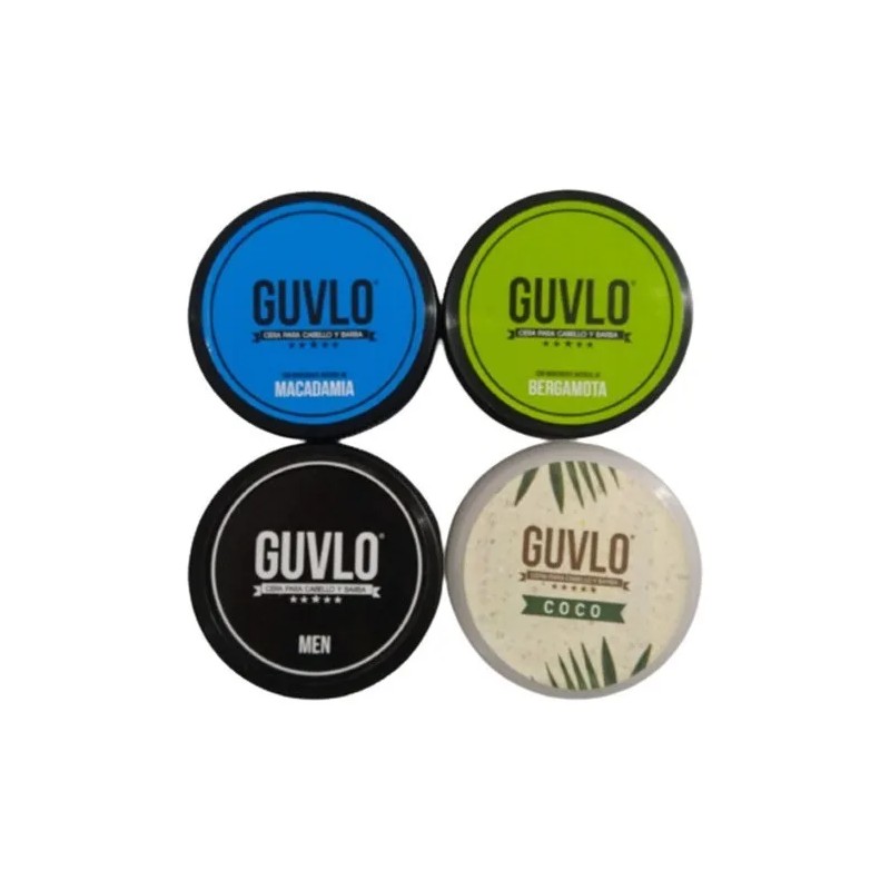 Cera Para Hombre Guvlo, Cabello Barba Y Bigote 150 Gr