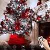echosari 2 Pack Battery Operated Christmas Lights 16ft Green Wire