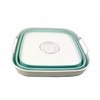 SAMMART 10L (2.6 gallons) Collapsible Plastic Dishpan with Draining Plug