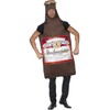 Smiffys mens Studmeister Beer Bottle Costume, Brown, One Size