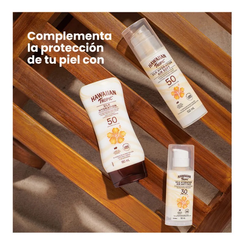 Loción Hawaiian Tropic Silk Hydration Air Soft Fps30 50ml
