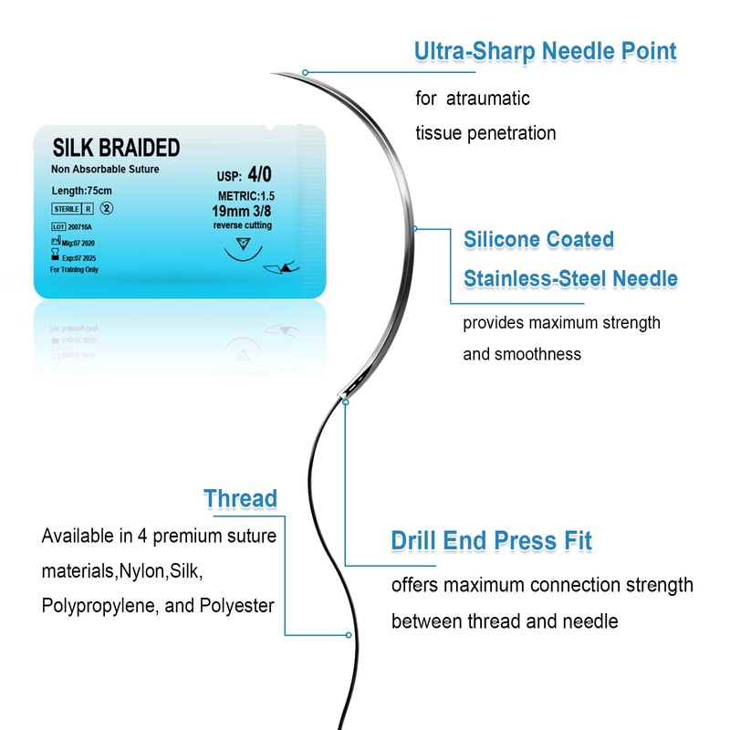 Spectabilis Suture Practice Thread and Needles for Medical Students Training