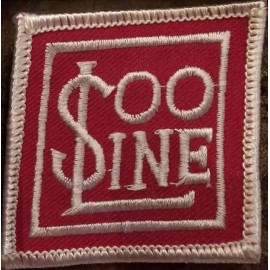 SOO LINE- Minneapolis, St. Paul and Sault Ste. Marie Railroad Embroidered Patch