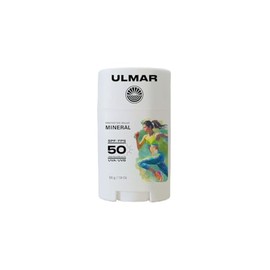 Ulmar Protector Solar Mineral en Barra FPS50 UVA + UVB Alta Resistencia y Larga Duración 50gr