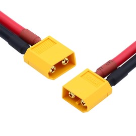 NFHK XT60 Male to Male 12AWG Extension Cable Connector for RC Battery Portable Power Station Solar Panel