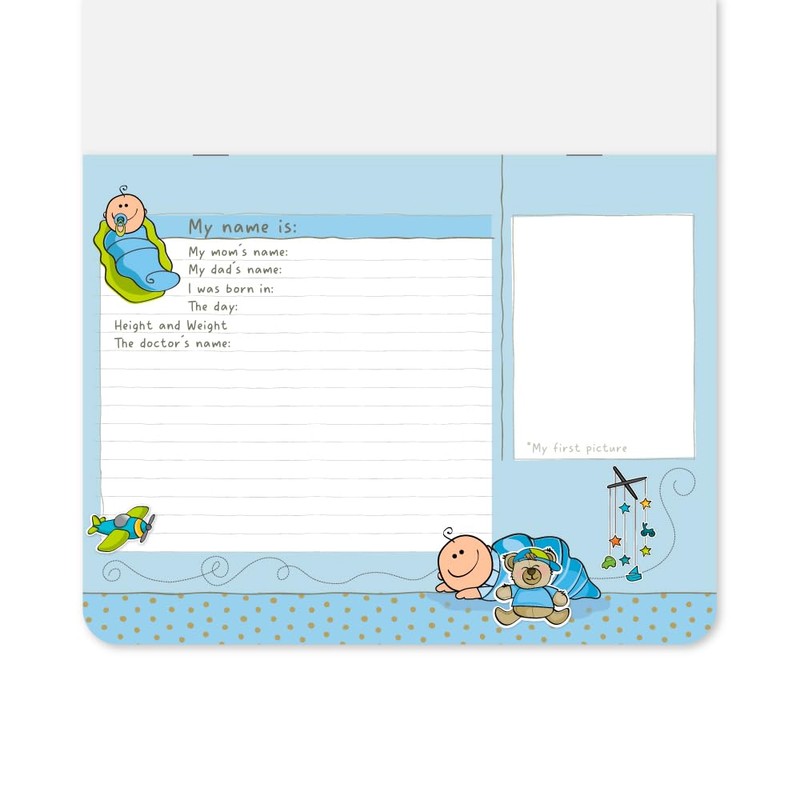 "My First Year" Baby Calendar with Stickers – Track and
