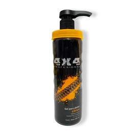 Gel para Afeitar 4x4 Profesional - Gel para Afeitado con Aroma Citrico - Shaving Gel - Producto para Barberia - Gel para Rasurar Barba 485 ml