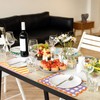 AnyDesign 60Pcs Stripe and Plaid Paper Placemats Disposable Table Mat