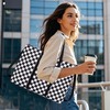 Laptop Tote Bag for Women Work 15.6 inch Canvas Shoulder