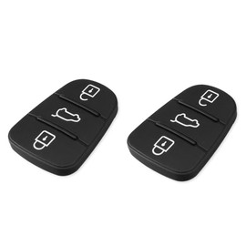 HooRLZ 3 Buttons Car Key Keypad for Hyundai i10 i20 i30 ix20 ix35 Kia Rio Ceed Soul Venga Sportage Picanto, KIA Key Shell Keypad Hyundai Key Shell Keypad – Pack of 2