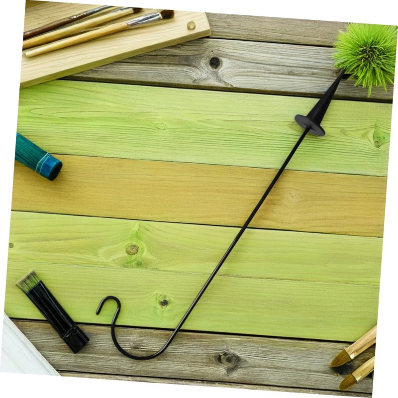 Mipcase Shepherd Hook Outdoor Iron Hanger for Gardens Durable Lawn
