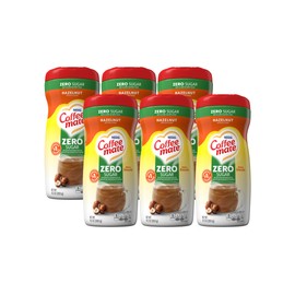 Coffee-Mate Coffee Creamer Zero Sugar Hazelnut, Pack of 6 (10.2 Ounce)