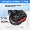 FITTOO Bike Seat, Large Bicycle Saddle for Electric and Hybrid