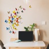 Jaamso Royals 'Multicolor 3D Butterflies' Wall Sticker 4 Combo of
