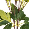 Vickerman 23'' Everyday Artificial Red Peony Bush - Realistic Faux