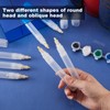 Set of 6 Empty Fillable Blank Paint Pen 3 mm