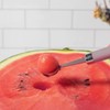 Round Melon Scoop, Double Sided Stainless Steel Round Scoop with