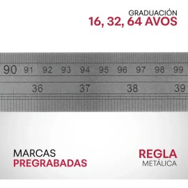 Regla Metalica De Acero Inoxidable De 1 Metro Remate Ecom                                                                                             
