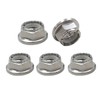 RISON Titanium Hex Nuts M12, Pack of 5 Locking Nuts