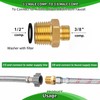 RV Faucet Adapter 1/2" to 3/8" Reducer kitchen Faucet Supply