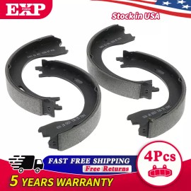 EXPPOWER 4pc Rear Brakes Shoes Assembly for 2009 2010 2011 Ford F-150 Rear Drum Brakes