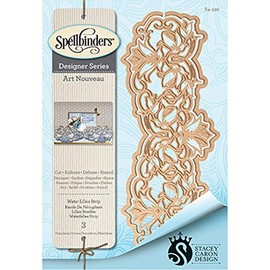 Spellbinders Shapeabilities Water Lilies Strip Die, Metal, Brown, 22.1 x 13.9 x 0.2 cm