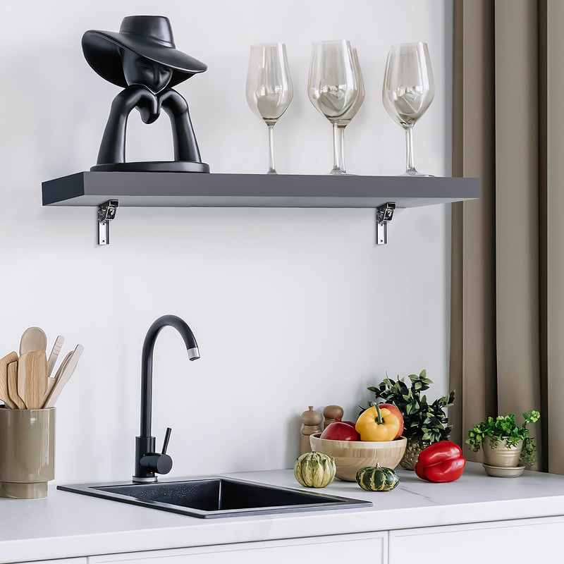 Shelf Hinge Bracket, 2 Pieces 90 Degree/180 Degree Hinges Folding