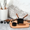 Black Measuring Cups and Spoons Set, Measuring Spoons and Measuring