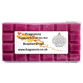 Fragrancia A Single Handmade Highly Scented 85g Wax Melt Bar (BRAZILIAN CRUSH)