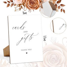 Wedding Bar Sign, Cards and Gifts Thank You, Bridal Shower Decorations, Bachelorette Party Decorations8×11 Wooden Play Sign with Stand for Wedding Open Bar Decor - LP096