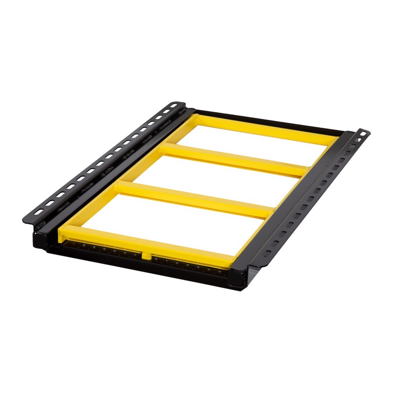 Yellow 3-Rung Retractable Truck Step