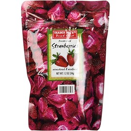 Trader Joe's Freeze Dried Strawberries Unsweetened & Unsulfured 1.2oz