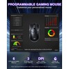 AULA SC580 Wireless Gaming Mouse, Tri-Mode 2.4G/BT5.0/USB-C Gaming Mouse, 10000