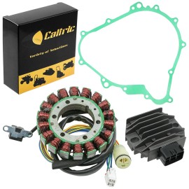 Celox Stator & Regulator Rectifier for Yamaha YFM450 Grizzly 450 2007-2014 W/Gasket