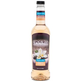 Upouria Coffee Syrup - Sugar Free Vanilla Flavoring, 100% Gluten Free, Vegan, and Non Dairy 750 mL Bottle