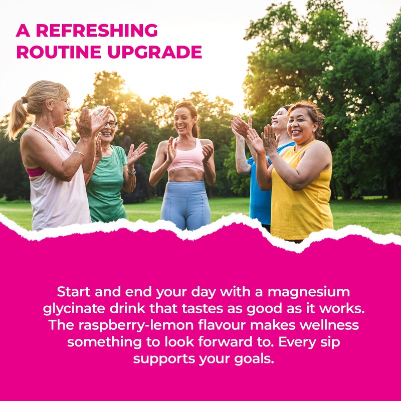 Pure Lab Vitamins Magnesium Glycinate Raspberry Lemon Powder Mix -