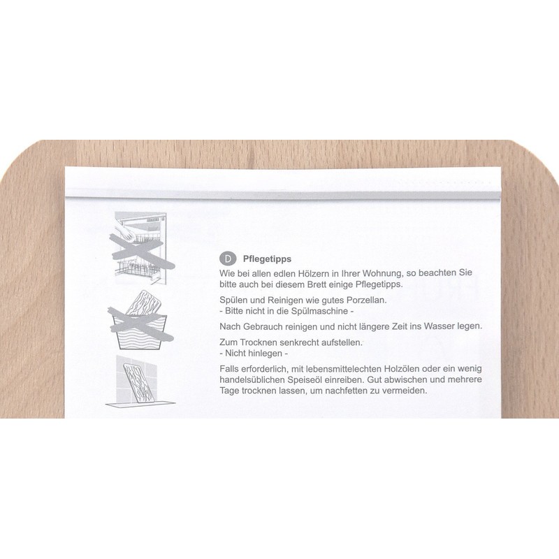 Wooden Breakfast Board with Engraving "Beste Patentante der Welt" [German