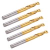 5pcs CNC Router Bits Spiral End Mill Milling Cutter Set