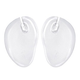 Thick Forefoot pad at The Toe, high-Heeled Foot pad (Transparent, 9.5 * 6.6 * 0.3cm)