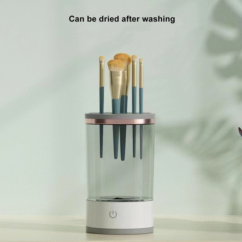 Wireless Makeup Brush Cleaner Machine 7000RPM Auto Rotating USB Electric